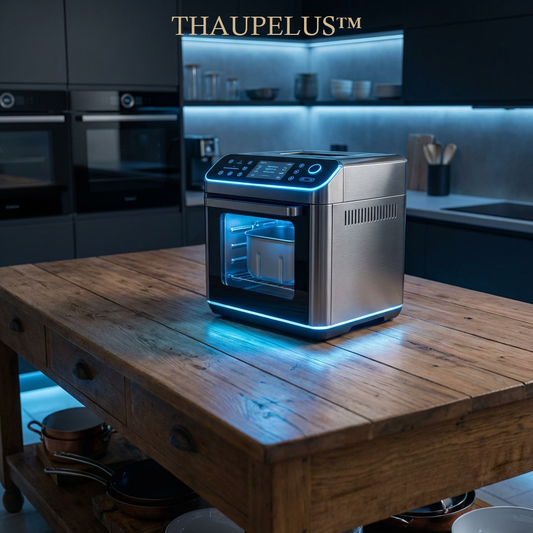 THAUPELUS™ | The "NeonForge" Quantum-Steam Combi Oven & Micro-Bakery